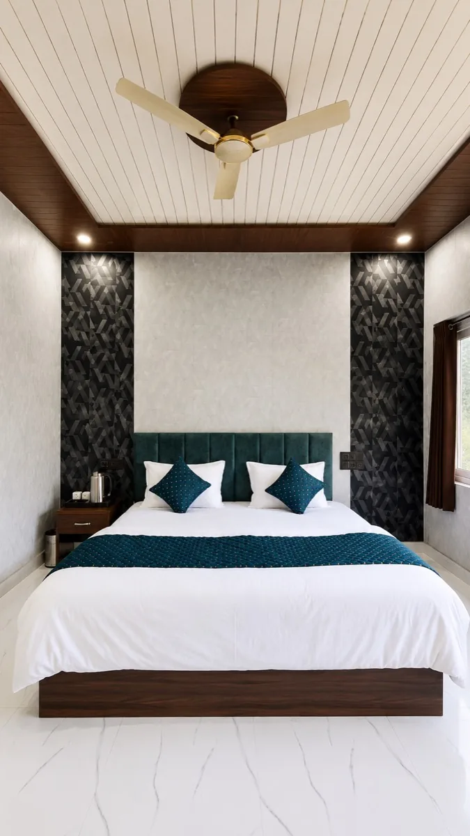 Comfortable deluxe room with modern interiors
